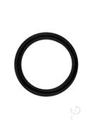 Stainless Steel Round Cock Ring 45mm - Black