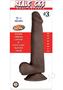 Realcocks Dual Layered #3 Bendable Dildo 7.5in - Chocolate